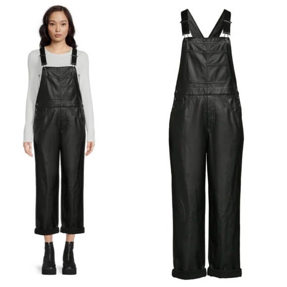 No Boundaries Juniors Straight Leg Overalls Size 5 - Picture 1 of 10